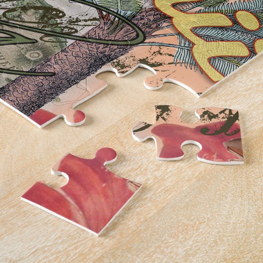 Hawaii Hula Travel Flower Legpuzzel (Zijkant)