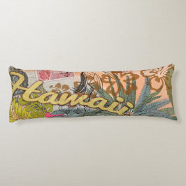 Hawaii Hula Travel Flower  Lichaamskussen