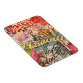 Hawaii Hula Travel Flower  Magneet (Rechterzijde)