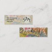 Hawaii Hula Travel Flower  Mini Visitekaartje (Voorkant / Achterkant)