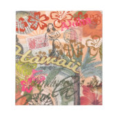 Hawaii Hula Travel Flower Notitieblok (Voorkant)