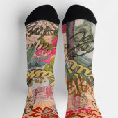 Hawaii Hula Travel Flower  Sokken (Top)
