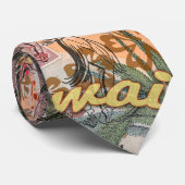 Hawaii Hula Travel Flower Stropdas (Opgerold)