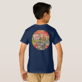 Hawaii Hula Travel Flower  T-shirt (Achterkant volledig)
