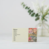 Hawaii Hula Travel Flower  Visitekaartje (Staand voorkant)