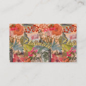 Hawaii Hula Travel Flower  Visitekaartje (Achterkant)