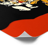 Hawaii huld meisje, traditionele dans, muziek, fee poster (Hoek)