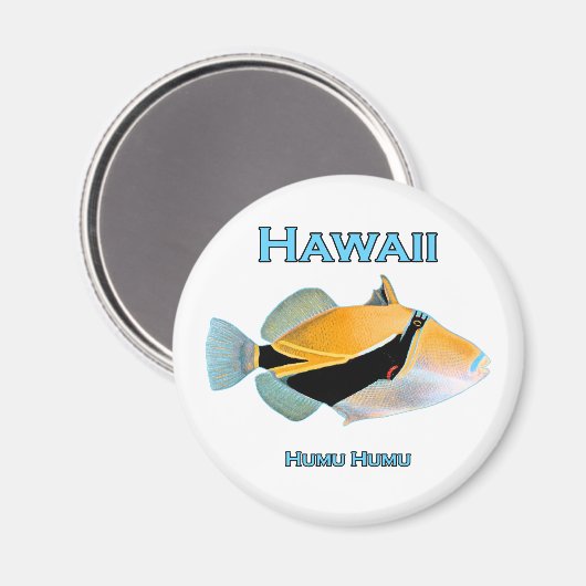 Hawaii Humu Humu Fish Magneet (Voorkant / Achterkant)