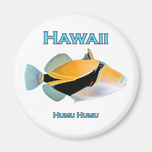 Hawaii Humu Humu Fish Magneet