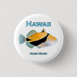 Hawaii Humu Humu Fish Ronde Button 5,7 Cm