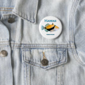Hawaii Humu Humu Fish Ronde Button 5,7 Cm (In situ)