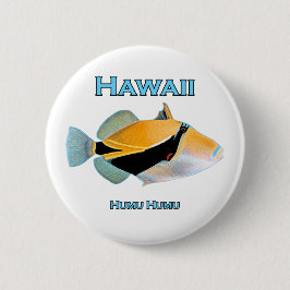 Hawaii Humu Humu Fish Ronde Button 5,7 Cm