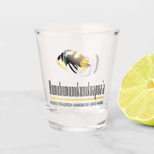 Hawaii Humuhumunukunukuapua’a Shot glass Shot Glas (Voorkant)