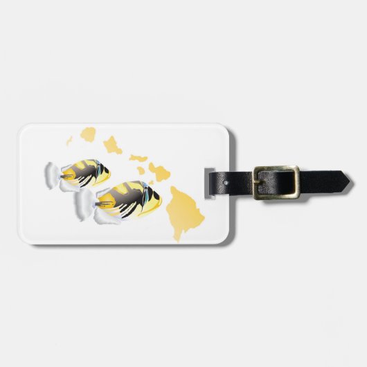 Hawaii Humuhumunukunukuapua'a Bagagelabel (Voorkant horizontaal)