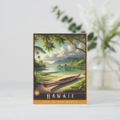 Hawaii | hyperrealistisch Briefkaart (Staand voorkant)