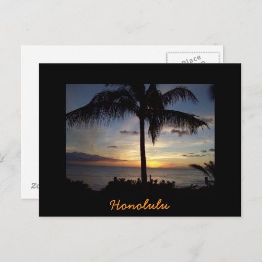 Hawaii Iedereen, Honolulu Briefkaart (Voorkant / Achterkant)