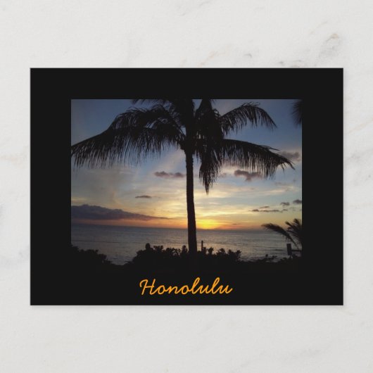 Hawaii Iedereen, Honolulu Briefkaart (Voorkant)