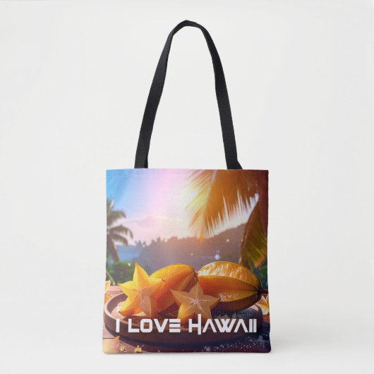 HAWAII - IK HOU VAN HAWAI TOTE BAG (Voorkant)