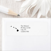 Hawaii in zwart-wit etiket (Insitu)