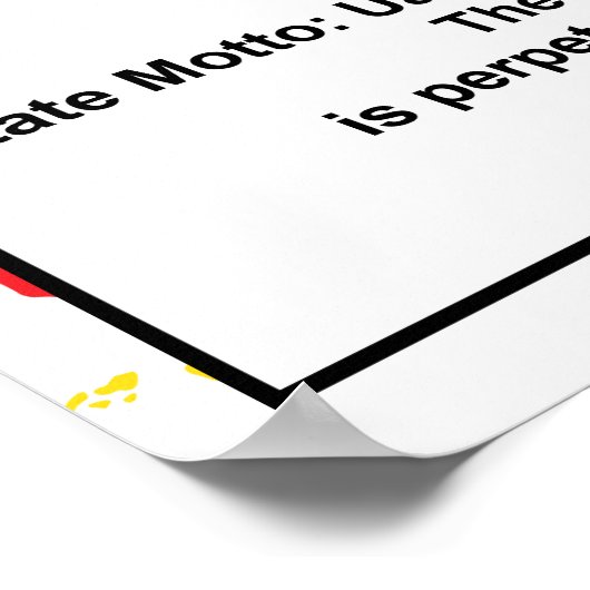 Hawaii Information Educational US State Poster (Hoek)