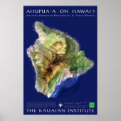 Hawaii Island Ahupuaa Poster (Voorkant)