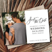 Hawaii Island Bestemming Huwelijksfoto Save The Date