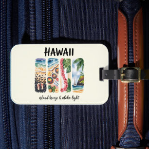 Hawaii - Island Breeze & Aloha Light Bagagelabel