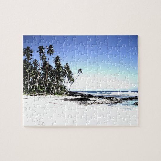 Hawaii Island Travel Beach Palm Trees Legpuzzel (Horizontaal)