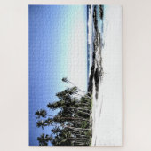 Hawaii Island Travel Beach Palm Trees Schilderacht Legpuzzel (Verticaal)