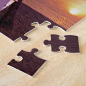 Hawaii Island Travel Beach Sunset Palm Tree Boat Legpuzzel (Zijkant)