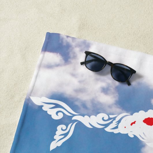 Hawaii Islands Aloha Strandlaken (In situ)