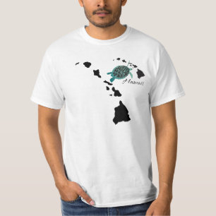 Hawaii Islands Chain - Hanauma Bay Oahu Schildpad T-shirt