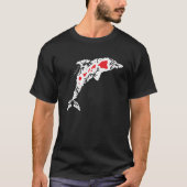 Hawaii Islands Dolphin Shirt (Voorkant)