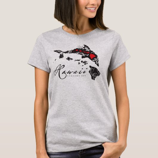 Hawaii Islands Dolphin T-shirt (Voorkant)