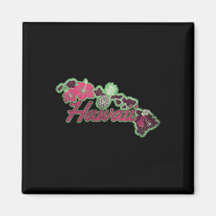 Hawaii Islands Hibiscus Flowers Aloha Hawaii Luau Magneet