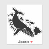 Hawaii Islands Humpback Sticker (Vel)