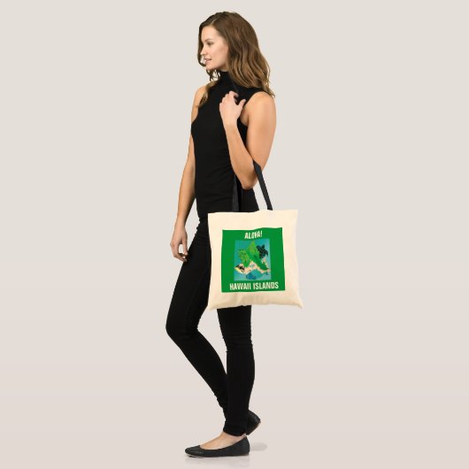 Hawaii Islands Oahu Tote Bag (Voorkant (model))