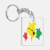 Hawaii Islands Turtle Sleutelhanger (Voorkant Links)