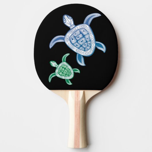 Hawaii Islands Turtle Tafeltennisbatje (Voorkant)