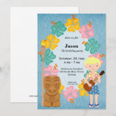 Hawaii-jarig jongetje kaart (Voorkant / Achterkant)