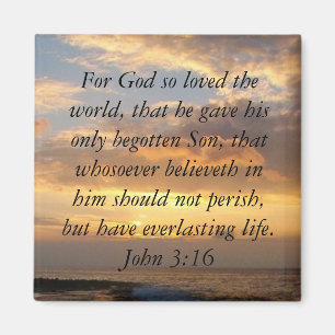Hawaii John 3:16 Magneet
