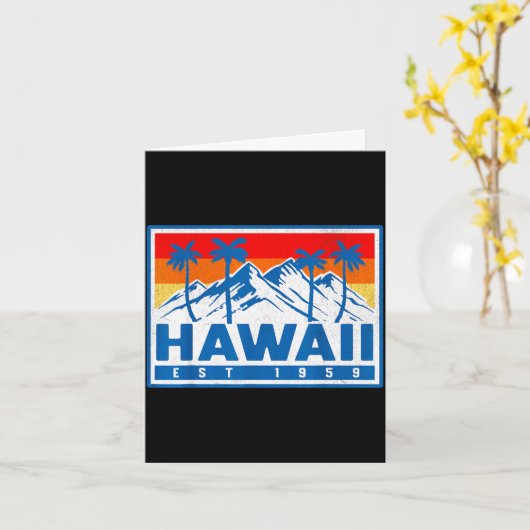 Hawaii kaart (Gele Bloem)