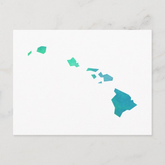 Hawaii-kaart Briefkaart (Voorkant)