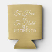 Hawaii Kaart bruiloft met behoud van de bierkoude Blikjeskoeler (Achterkant)