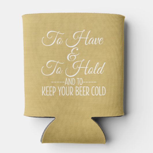 Hawaii Kaart bruiloft met behoud van de bierkoude Blikjeskoeler (Achterkant)