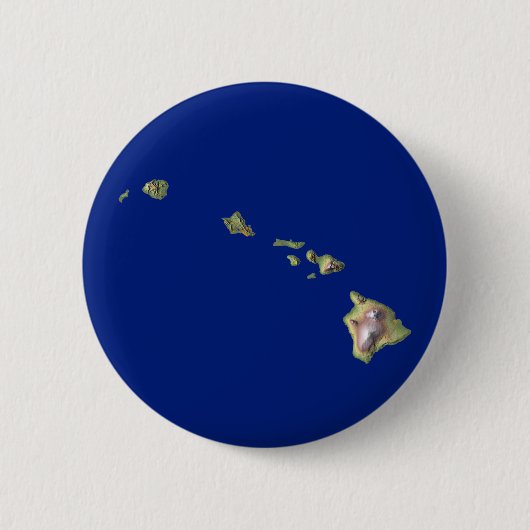 Hawaii Kaart Button (Voorkant)