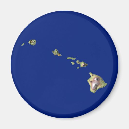 Hawaii Kaart Magneet (Voorkant)