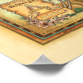 "Hawaii-kaart" Poster (Hoek)