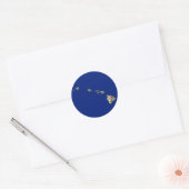 Hawaii Kaart Sticker (Envelop)