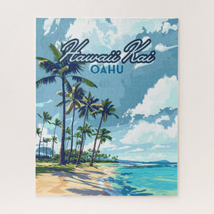 Hawaii Kai Honolulu Oahu Hawaii Retro Legpuzzel